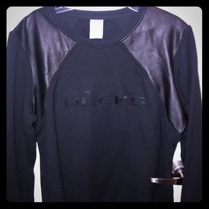 Nike Oregon ducks jacket pull over leather